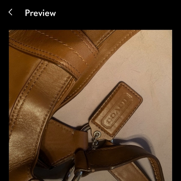 Leather Coach Purse - Picture 2 of 9